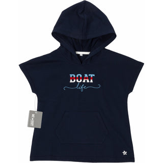 Boat Life Hooded French Terry Cover Up
()