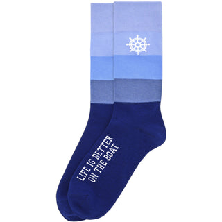 On The Boat M/L Unisex Crew Sock
