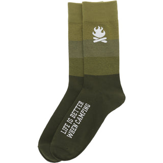 Camping M/L Unisex Crew Sock