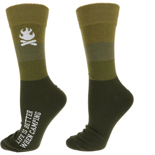 Camping M/L Unisex Crew Sock