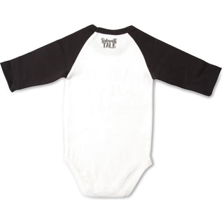 Nobody Got Time 3/4 Length Black Sleeve Onesie