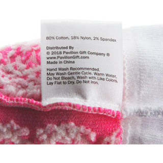 Snow Bunny Pink Knit Pom Pom Hat (0-12 Months)