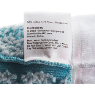 Snow Angel Teal Knit Pom Pom Hat (0-12 Months)