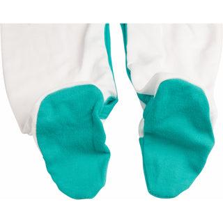 B.Y.O.B. 0-6 Months Teal Trimmed Sleeper