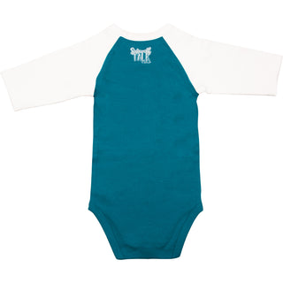 Family Favorite 3/4 Length Sleeve Prussian Blue Onesie