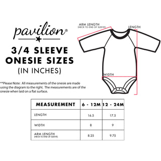 Best Baby 6-12 Months 3/4 Length Sleeve Mustard Onesie