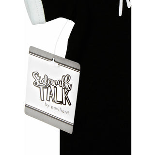 Mr. Steal 6-12 Months Black Bodysuit