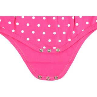 House White 6-12 Months White & Pink Romper with Headband