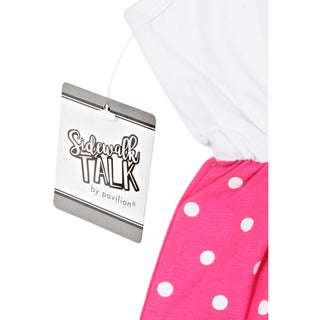 House White 6-12 Months White & Pink Romper with Headband