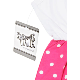 House White 6-12 Months White & Pink Romper with Headband