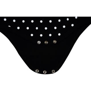 The Usual 6-12 Months Pink & Black Romper with Headband