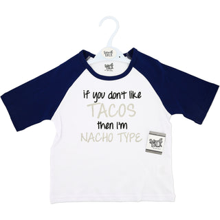 Nacho Type 2T 3/4 Length Navy Sleeve Shirt