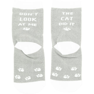 Cat Did It 2T-4T Crew Socks