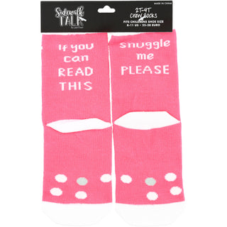 Snuggle Me 2T-4T Crew Socks