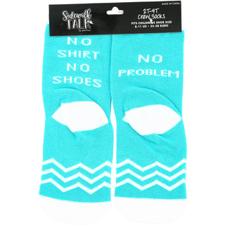 No Problem 2T-4T Crew Socks