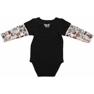 Mr. Steal Biker Tat Tee Bodysuit