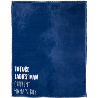 Ladies' Man 40" x 50" Royal Plush Toddler Blanket
