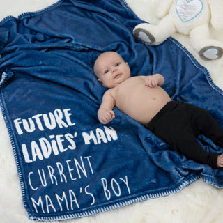 Ladies' Man 40" x 50" Royal Plush Toddler Blanket