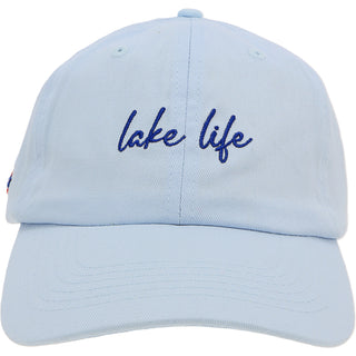 Lake Life Dusty Blue Adjustable Hat