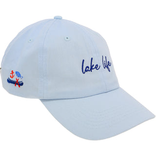 Lake Life Dusty Blue Adjustable Hat