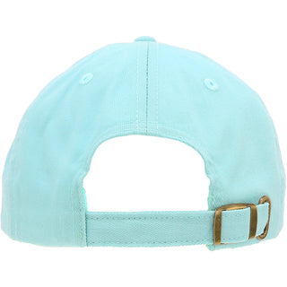 Beach Life Light Teal Adjustable Hat
