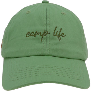 Camp Life Light Sage Adjustable Hat