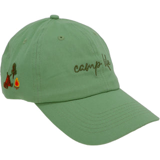 Camp Life Light Sage Adjustable Hat