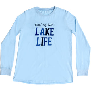 Lake Life Dusty Blue Unisex Long Sleeve T-Shirt