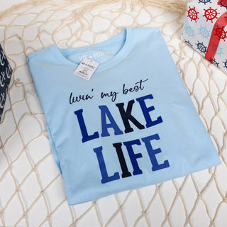 Lake Life Dusty Blue Unisex Long Sleeve T-Shirt