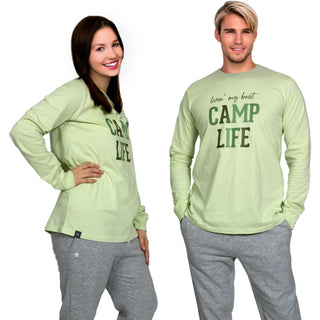 Camp Life Light Sage Unisex Long Sleeve T-Shirt