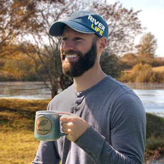 River Life Dark Teal Adjustable Hat
