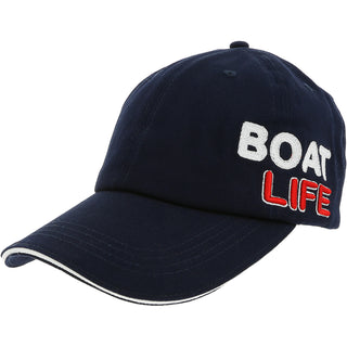 Boat Life Navy Adjustable Hat