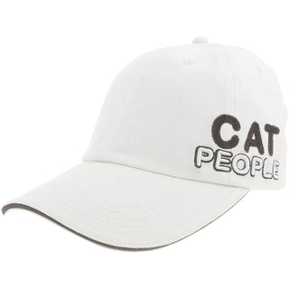 Cat People White Adjustable Hat