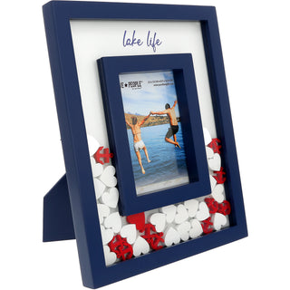 Lake Life 8" x 10" Picture Frame (Holds 3.5" x 5.5" Photo)