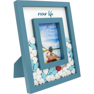 River Life 8" x 10" Picture Frame (Holds 3.5" x 5.5" Photo)