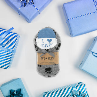 Cats Slipper Sock Gift Set