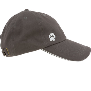 Cat Mom Dark Gray Adjustable Hat