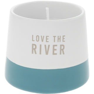 River 4 oz - 100% Soy Wax Candle Scent: Tranquility