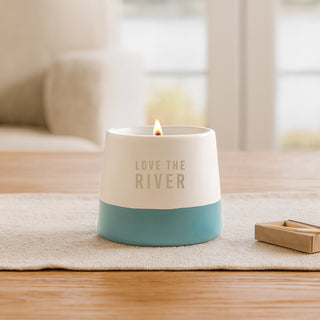 River 4 oz - 100% Soy Wax Candle Scent: Tranquility