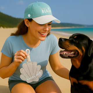 Beach Aqua Adjustable Hat