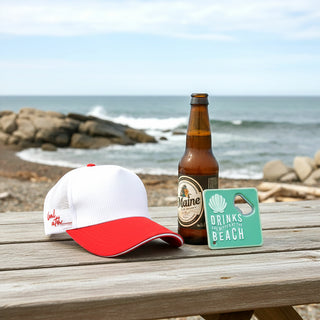 Local Catch White Corduroy Adjustable Mesh Hat