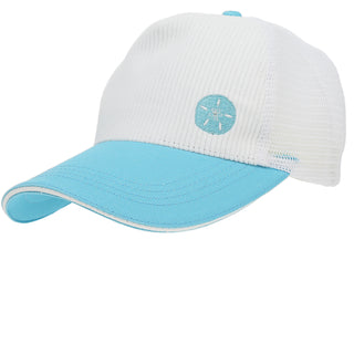 Sun & Sand White Corduroy Adjustable Mesh Hat