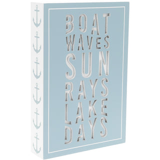 Lake Days 4" x 6" MDF Plaque