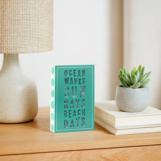 Beach Days 4" x 6" MDF Plaque