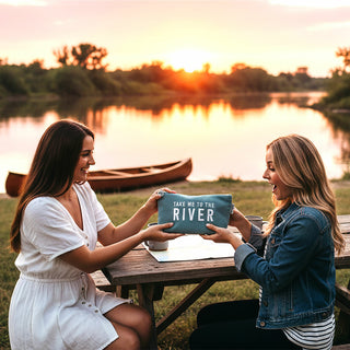 River Corduroy Zippered Pouch