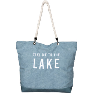 Lake Corduroy Tote Bag