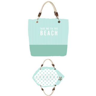 Beach Corduroy Tote Bag