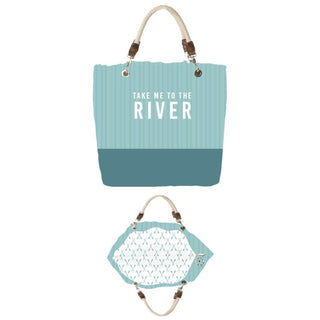 River Corduroy Tote Bag