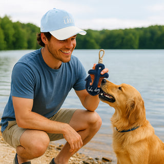 Lake Dog 14.5" Dog Toy on Rope