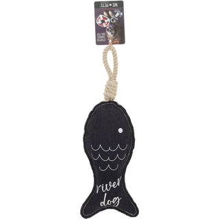 River dog 14.5" Dog Toy on Rope